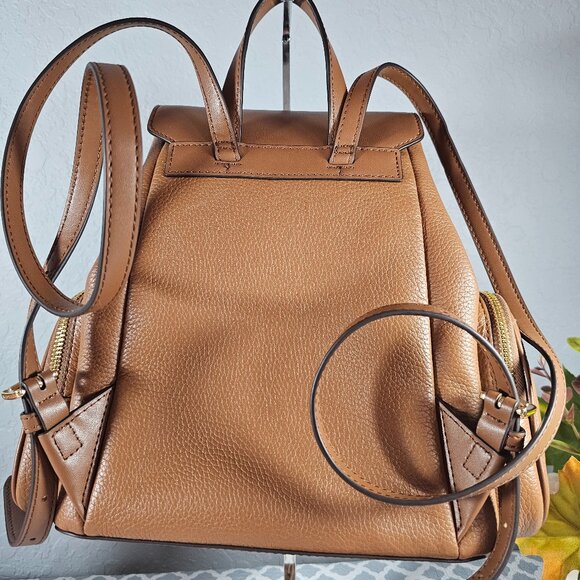 Michael Kors Jet Set Medium Pebbled Leather Backpack NWOT - Picture 4 of 13